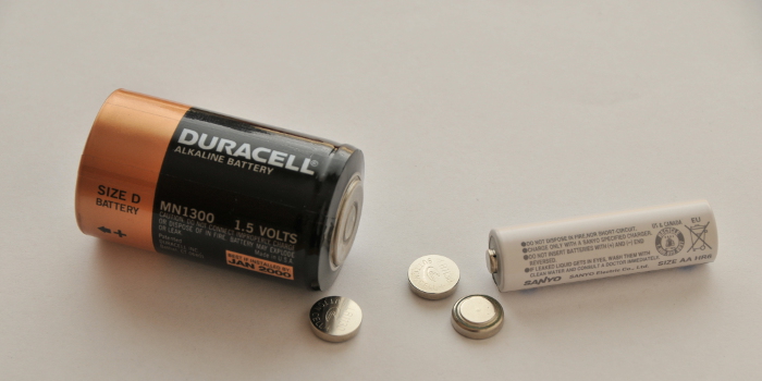 Different types of household batteries