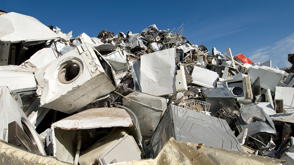 How do I recycle white goods?