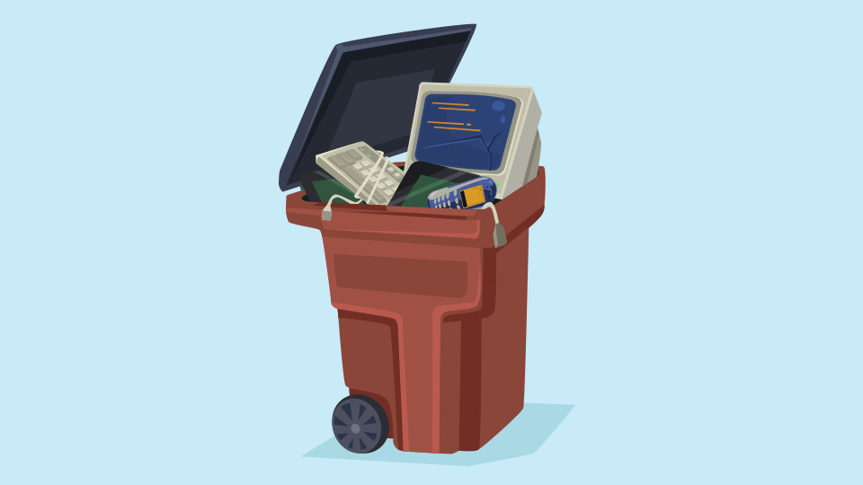 How a workplace e-waste recycling program can save your business money