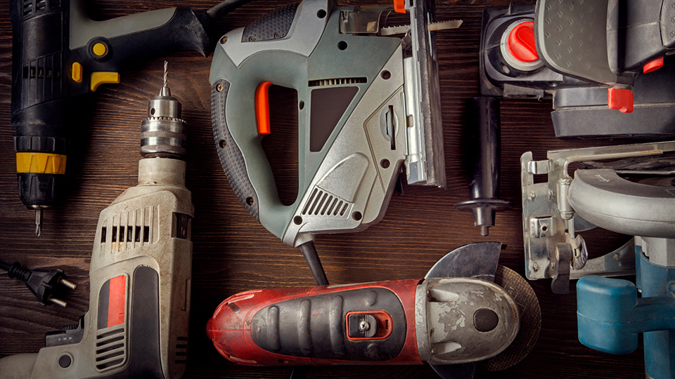How do I recycle old power tools?